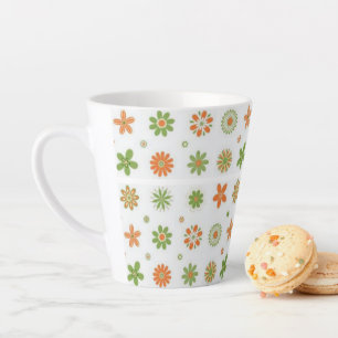 Tasse Latte Coucher de soleil sur la cannelle