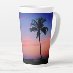 Tasse Latte Coucher du soleil de latte