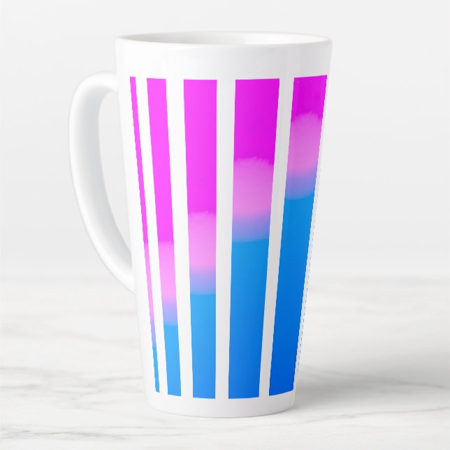 Tasse Latte Couleur de fond dégradé (Angle gauche)