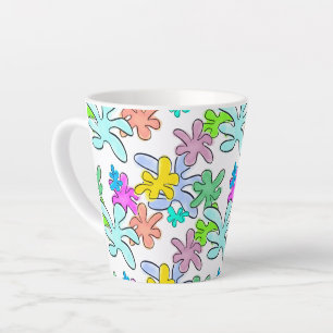 Tasse Latte Couleur éclatée