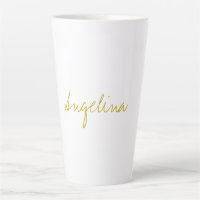 Couleur Or Élégant Design tendance Script unique
