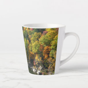 Tasse Latte Couleurs d'automne au parc d'État Ohiopyle