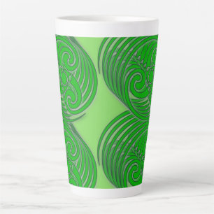 Tasse Latte Coupe celtique de latte spirale