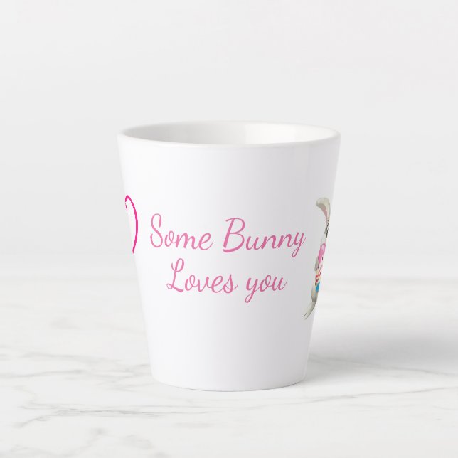 Tasse Latte Coupe de latte de l'amour de Pâques (Devant)