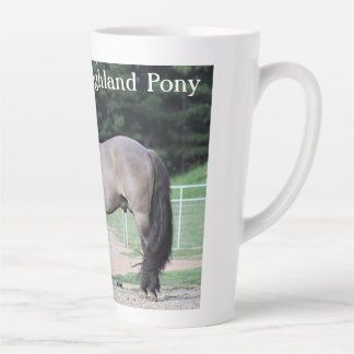 Tasse Latte Coupe de latte de poney Highland