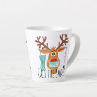 Coupe d'Espresso Masquée Reindeer face à la balle