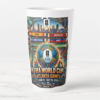 Tasse Latte Coupe du Monde FIFA Atlanta Géorgie 2026