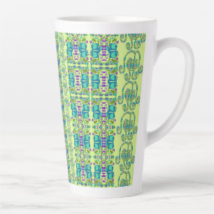 Tasse Latte Coupelles de fleurs assorties