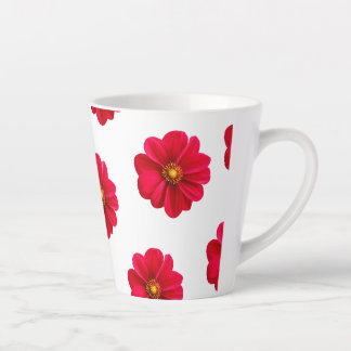 Tasse Latte Coupes pour fleurs design