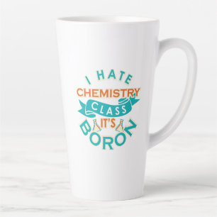 Tasse Latte Cours de chimie drôle est un gag de professeur de