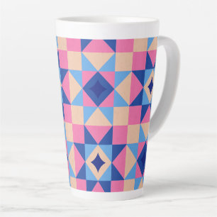 Tasse Latte Courte moderne en bloc étoilé