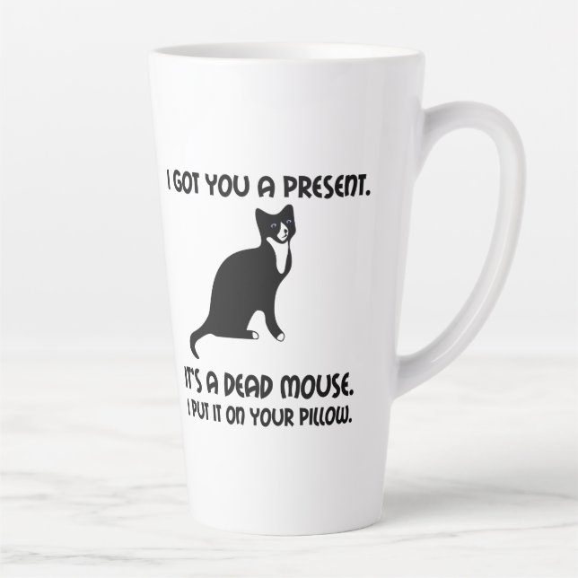 Tasse Latte Coussin de la souris morte de chat (Droite)