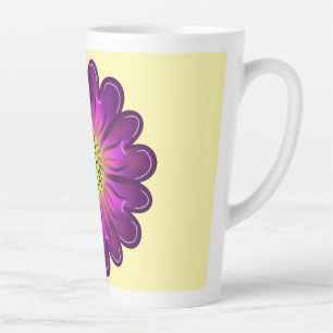 Tasse Latte Coussin rond cadeau personnalisé