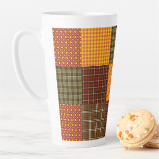 Tasse Latte Couverture Confort d'Automne
