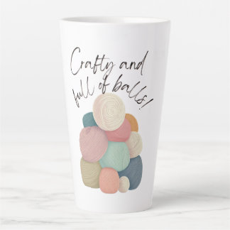 Tasse Latte Crafty et plein de balles | Bouchon de spécialité
