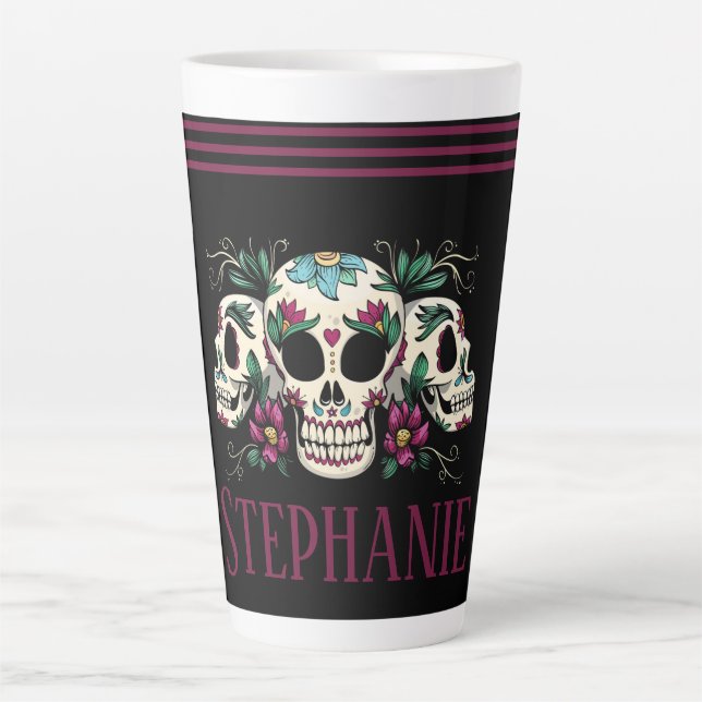 Tasse Latte Crânes (Devant)