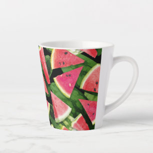 Tasse Latte Création de Motif de pastèque 5