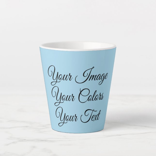 Tasse Latte Créez votre propre (Devant)
