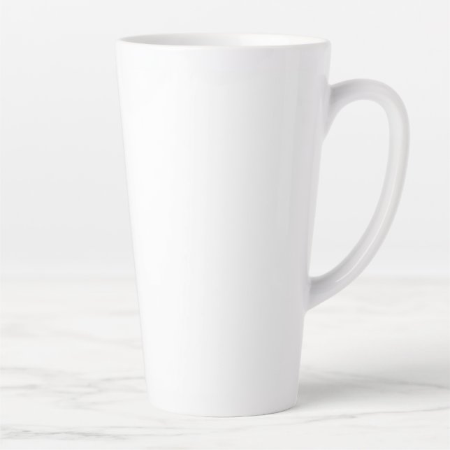Tasse Latte Créez votre propre (Droite)