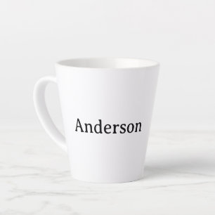 Tasse Latte Créez Votre Propre 12 oz Petit