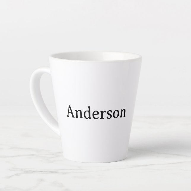 Tasse Latte Créez Votre Propre 12 oz Petit  (Angle gauche)