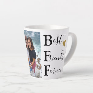Tasse Latte Créez votre propre BFF Meilleures photos d'amis p