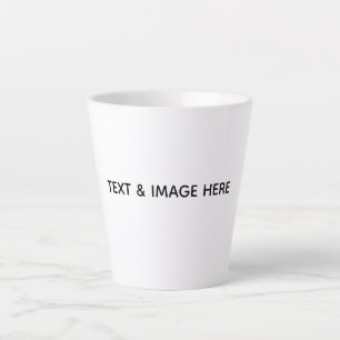 Tasse Latte Créez votre propre blanc