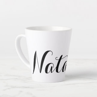 Tasse Latte Créez votre propre cadeau personnalisé de nom pers