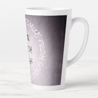 Tasse Latte Créez votre propre Customisé