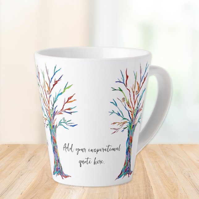 Tasse Latte Créez Votre Propre Devis Inspirationnel (Créateur téléchargé)