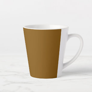 Tasse Latte Créez Votre Propre Marron