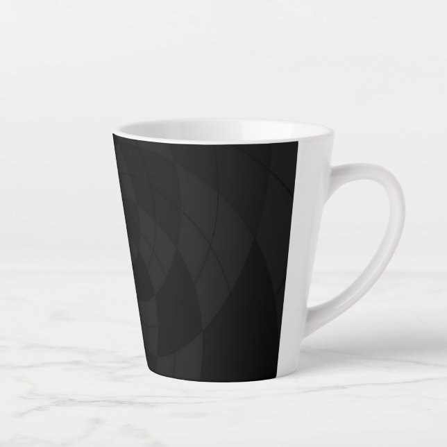 Tasse Latte Créez votre propre personnalisation (Droite)