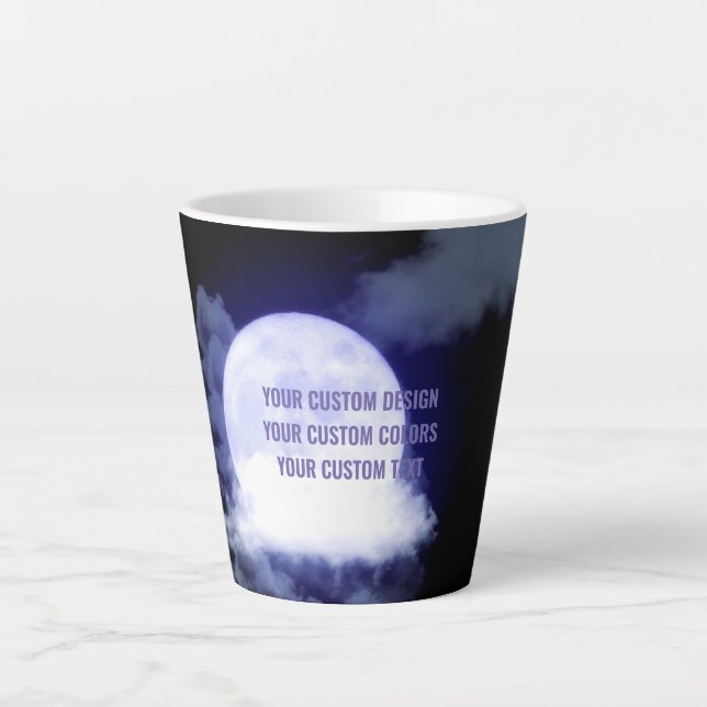 Tasse Latte Créez votre propre personnalisation personnalisée (Devant)