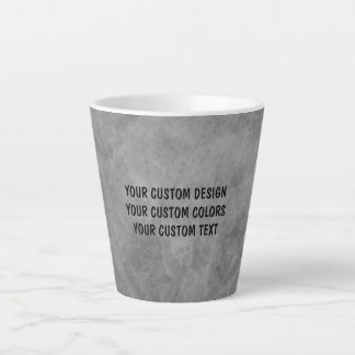 Tasse Latte Créez votre propre personnalisation personnalisée