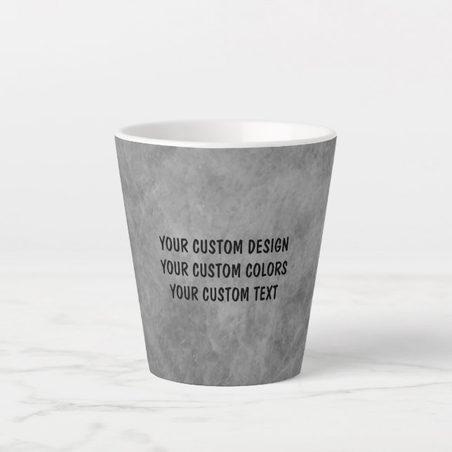 Tasse Latte Créez votre propre personnalisation personnalisée (Devant)