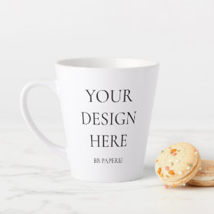 Tasse Latte Créez Votre Propre Personnalisé