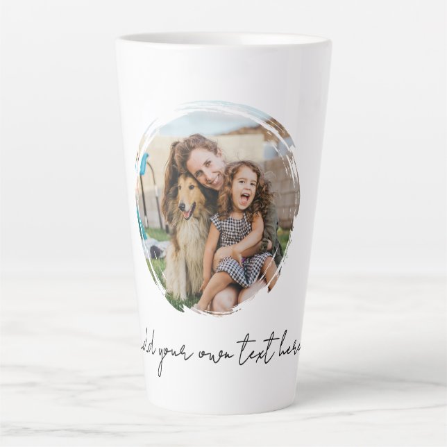 Tasse Latte Créez votre propre photo (Devant)