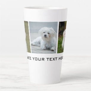 Tasse Latte Créez votre propre photo de chien de famille