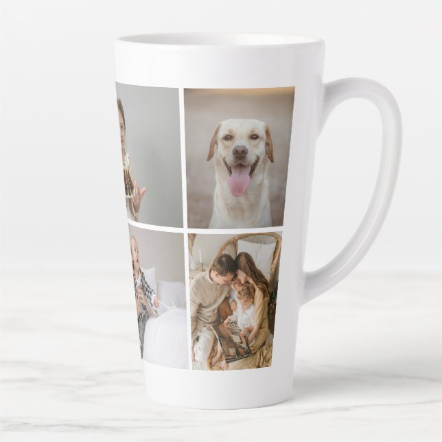 Tasse Latte Créez votre propre photo personnalisée 5 (Droite)