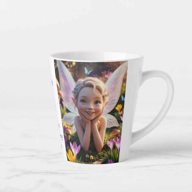 Tasse Latte Crocus Fairy (Droite)