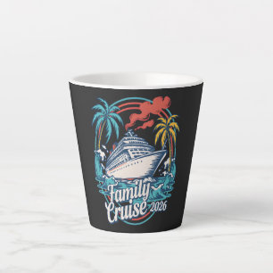 Tasse Latte Croisière en famille 2026 Vacances d'été à la plag