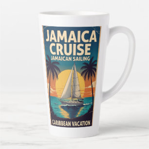 Tasse Latte Croisière Jamaïque Rêve des Caraïbes