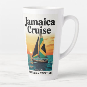 Tasse Latte Croisière Jamaïque Rêve des Caraïbes