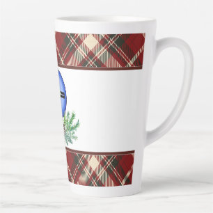 Tasse Latte Croix de la joie de Noël 