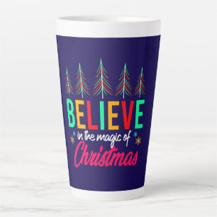 Tasse Latte Croyez en la magie de Noël-82303