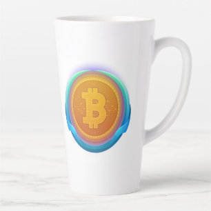 TASSE LATTE CRYPTO-MONNAIE BITCOIN
