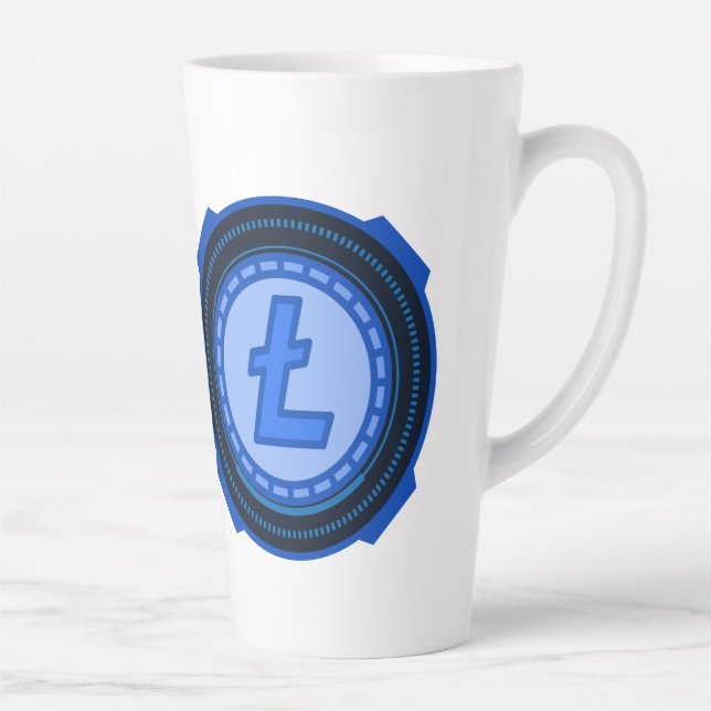TASSE LATTE CRYPTO-MONNAIE LITECOIN (Droite)