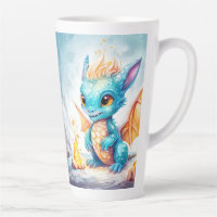 Crystalized Cute Baby Dragon Bleu Bleu Bébé