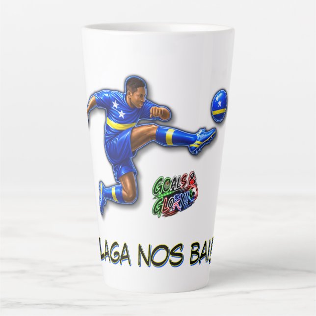 Tasse Latte Curaçao Allons-y (Devant)