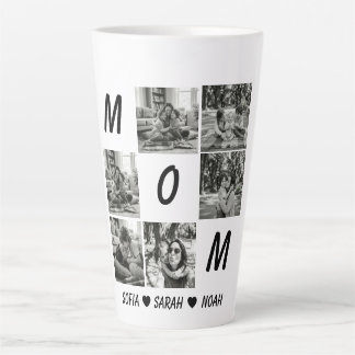 Tasse Latte Custom Mom Photo Mug: Personalized Mothers Day